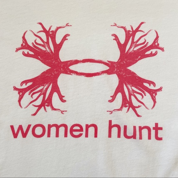 4/$25 Under Armour Women Hunt Semi Fitted Tee - Picture 3 of 6